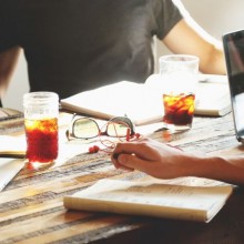People in a meeting